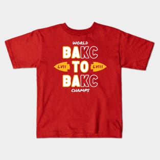 Kansas City Back to Back Champs Kids T-Shirt